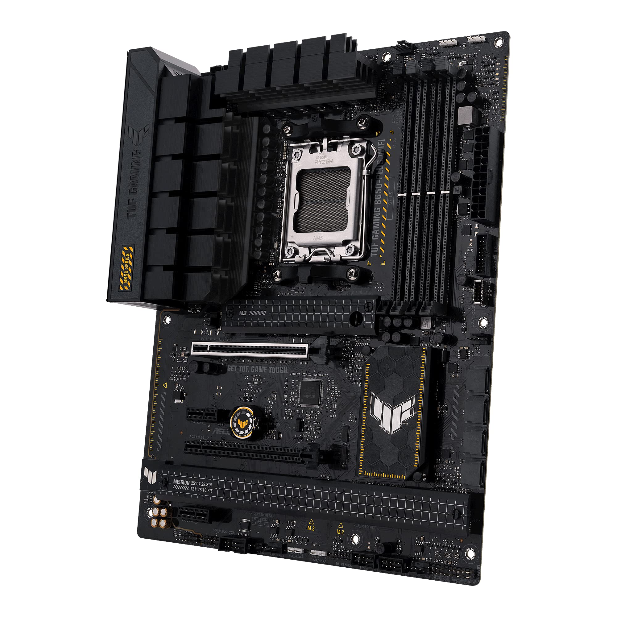 ASUS TUF Gaming B850-PLUS Mainboard Sockel AMD AM5 (AMD B850, ATX, PCIe 5.0, WiFi 7, 2X M.2, Aura Sync)