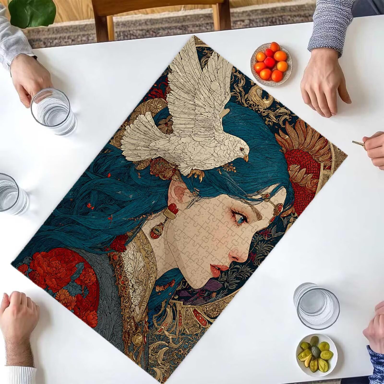 Puzzle 5000 sztuk Puzzle dla dorosłych 156 x 105 cm gra edukacyjna puzzle dla dorosłych i dzieci od 14 lat kreatywny prezent dla relaksu - PjY10322 2-9