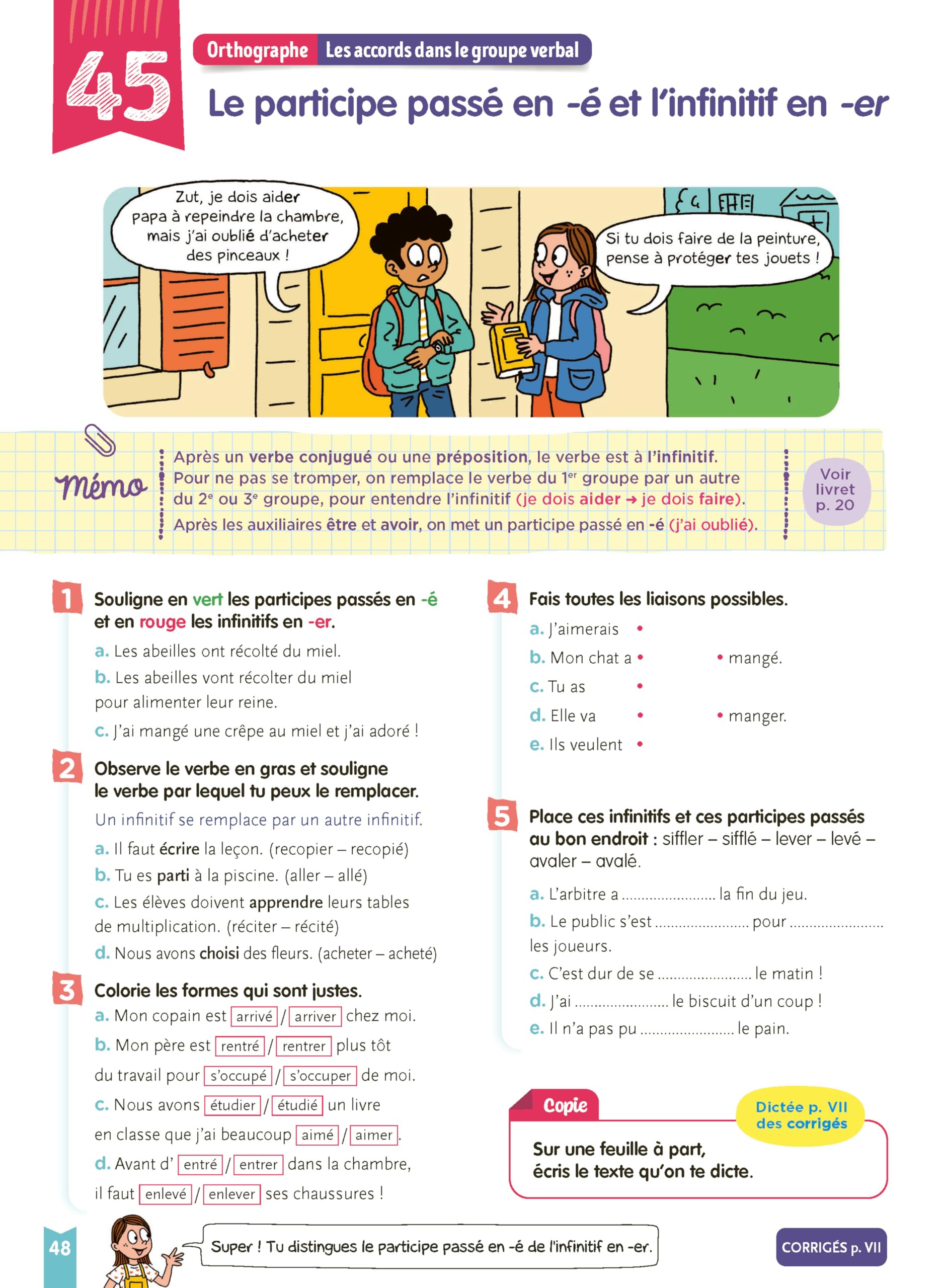 Je Comprends Tout - Français CM1 - 300 exercices progressifs : Grammaire, Conjugaison, Orthographe, Vocabulaire - Leçons en BD et vidéos + Corrigés détachables