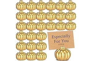 Barydat Fall Mini Pumpkin Place Card Holders