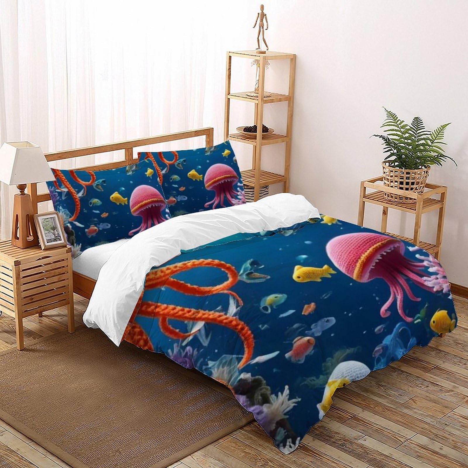 Housse de couette fermeture éclair 220x240cm king pour lit garçon