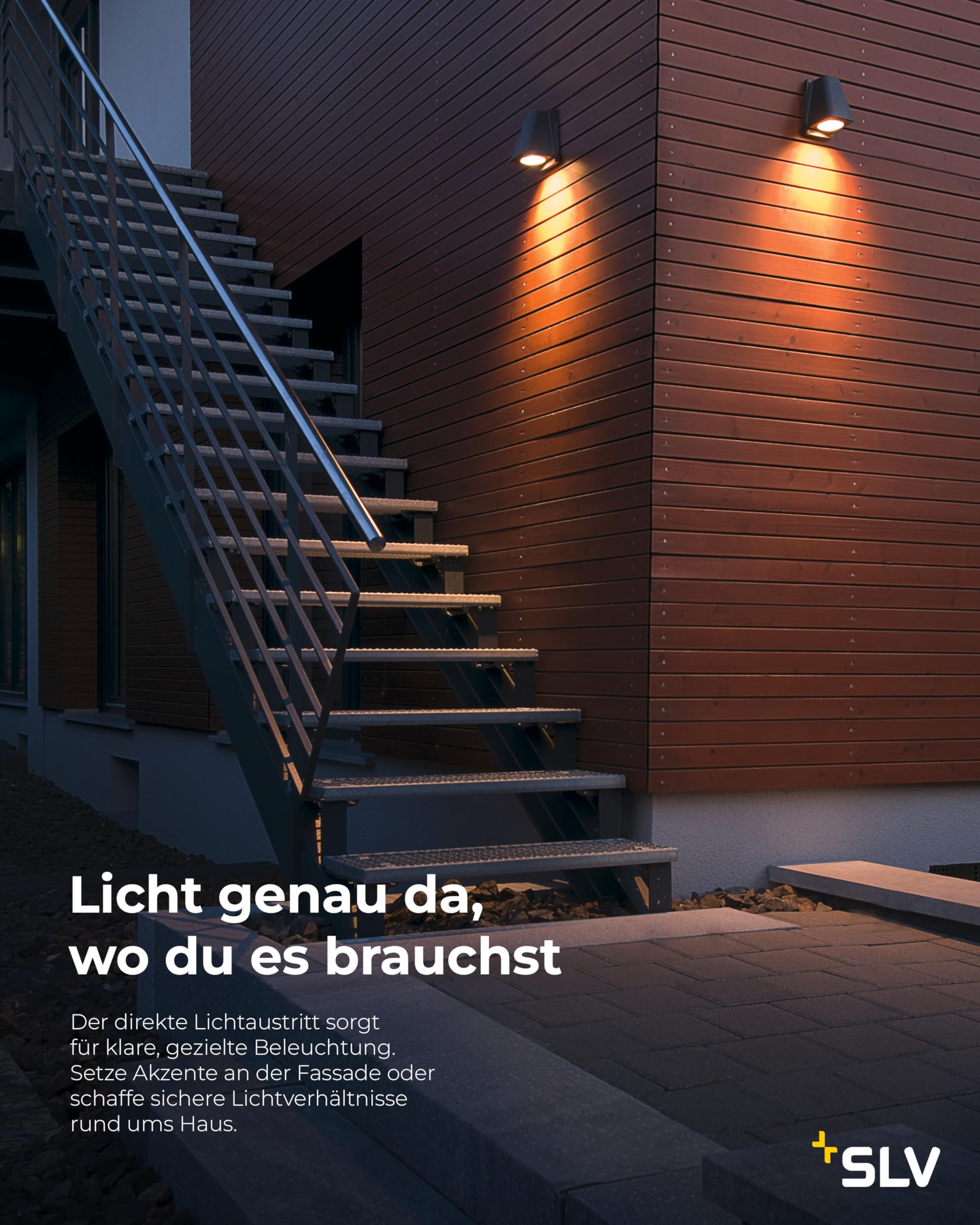 SLV WALLYX | Down-Light zur effektvollen Außenbeleuchtung von Wänden und Hauseingang, LED Strahler, Spot, Wandleuchte, Aussenleuchte, Gartenlampe, Wegeleuchte | GU10, anthrazit, IP44