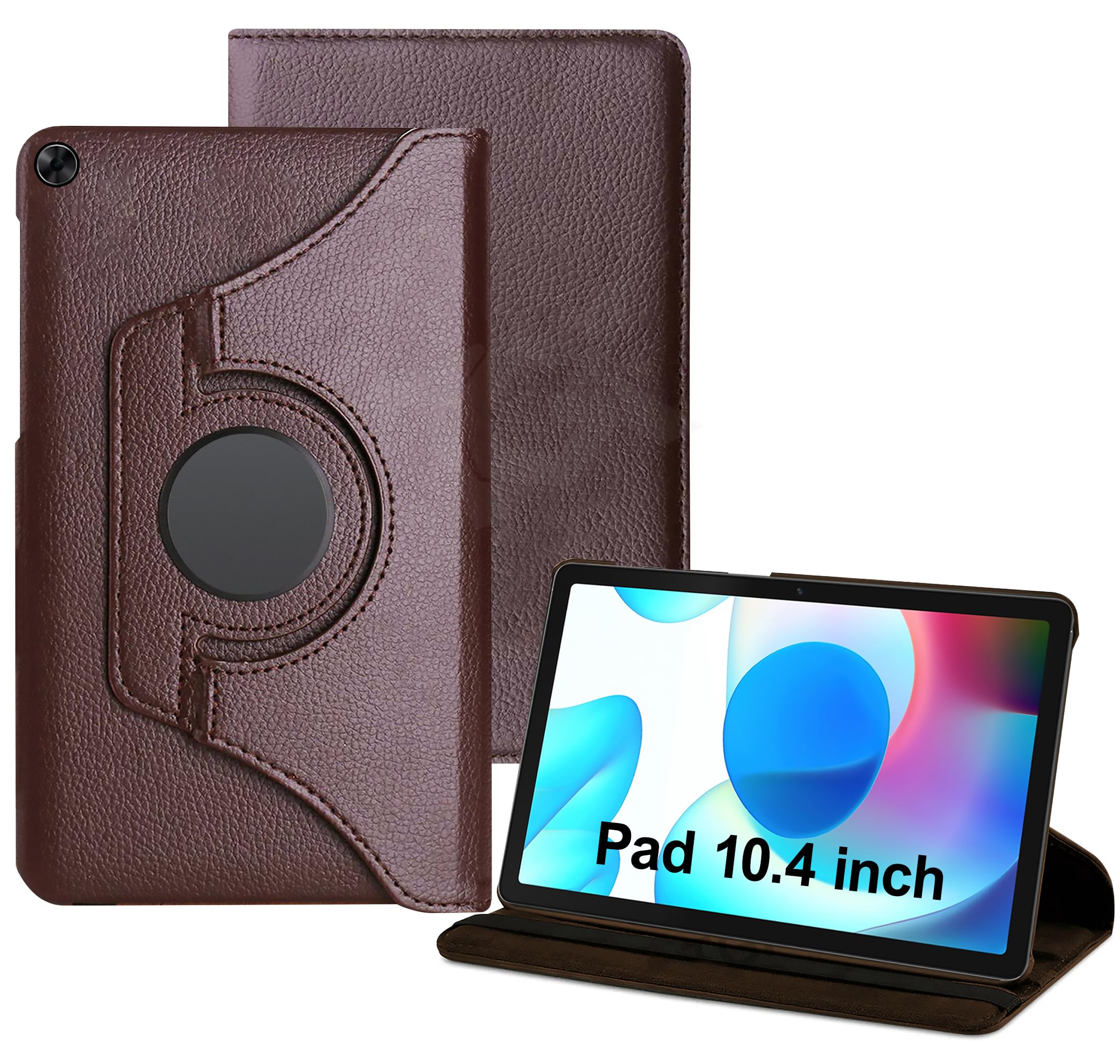 TGK Rotating Cover for realme Pad 10.4 inch Case (Brown) (B09NVTVW5P) Amazon Price History, Amazon Price Tracker