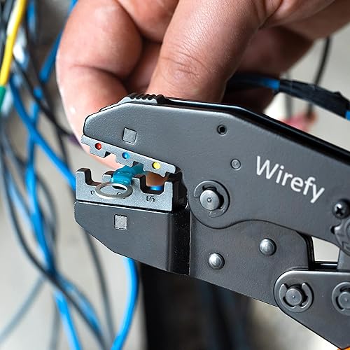 Miniatura 9 de Wirefy Troquel de engarce para terminales no aislados de diámetro más grande 6 - 4 AWG