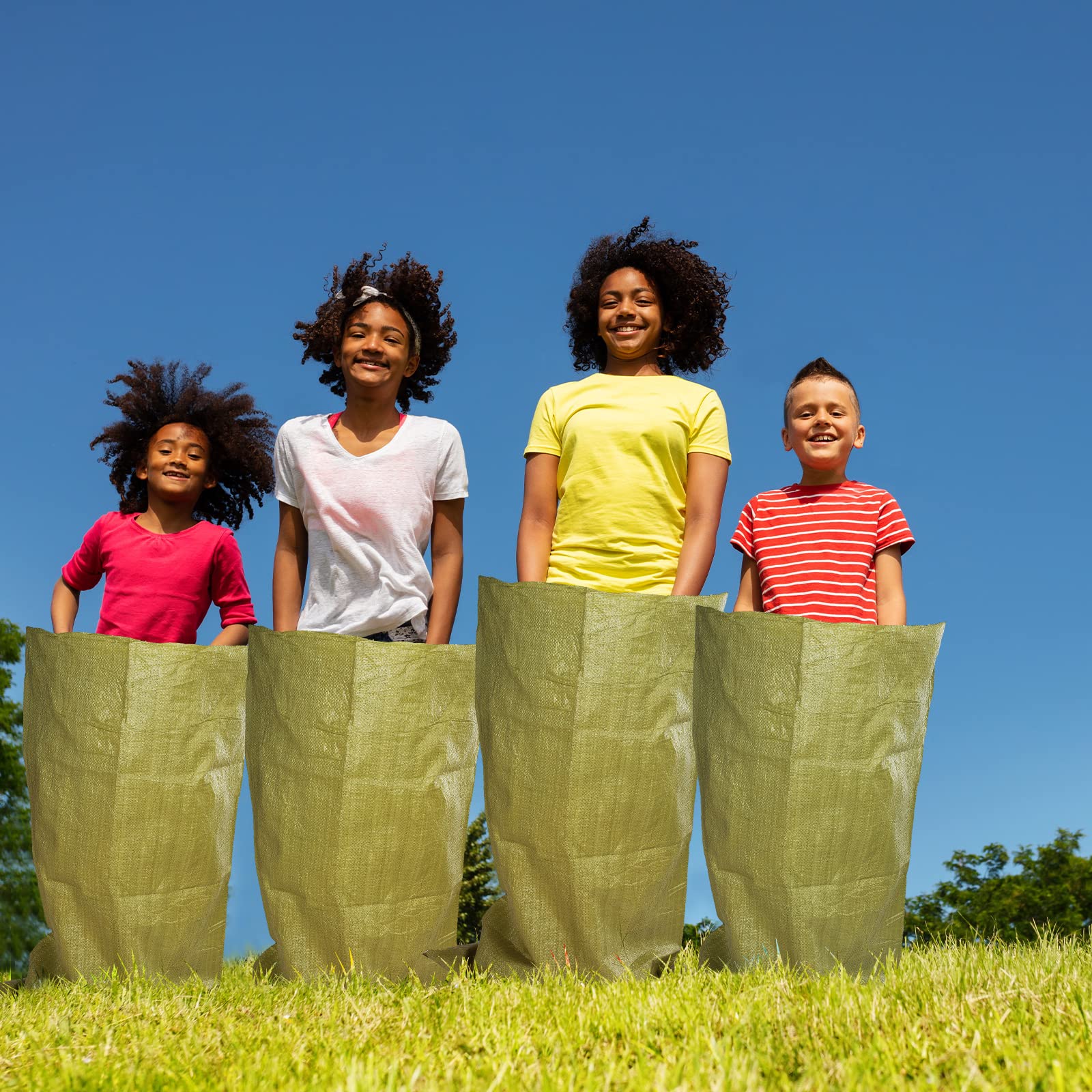 5 Extra Large Hessian Sacks For Adults – Perfect For Sack Race Games, Garden Parties, And Outdoor Fun 9 thumbnail image