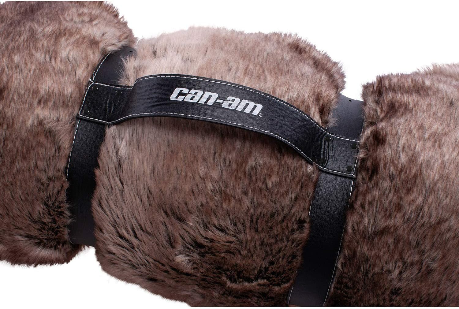 Can-Am Off-Road Faux Fur Throw, 78" x 60", Brown