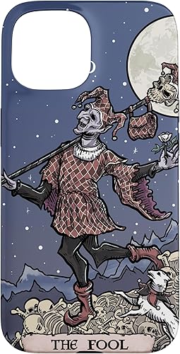 Miniatura 10 de iPhone 13 Pro The Fool Tarot Card Halloween Court Jester Spooky Gothic Case