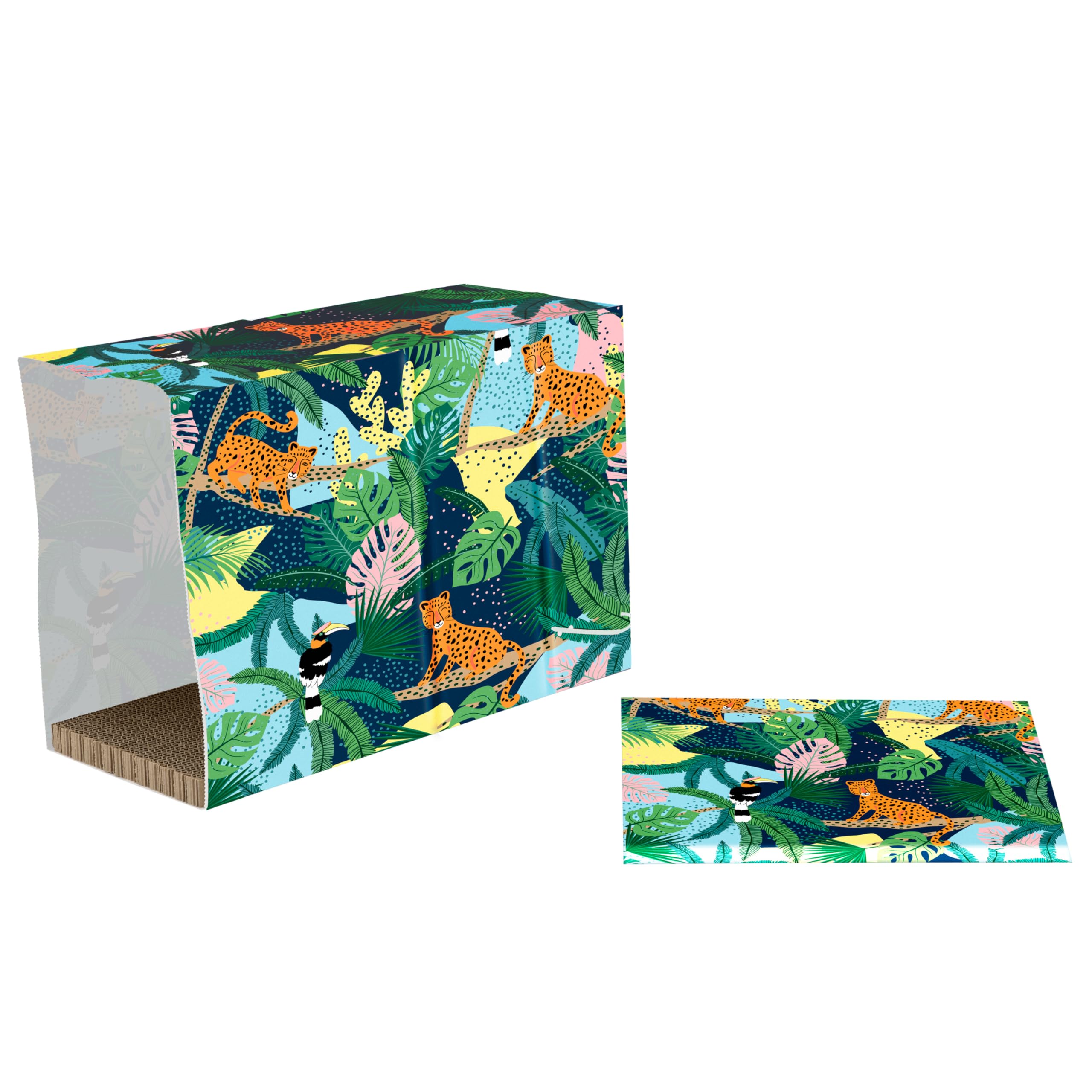 Kitty City Paper Bag Scratchers for Cats, Jungle Paper Bag 2-Pack