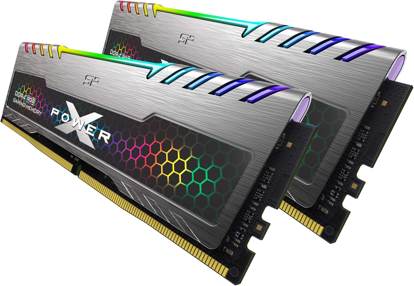 32GB Silicon Power Xpower Turbine RGB DDR4 3200MHz PC4-25600 CL16 Dual Channel Kit (2x 16GB)