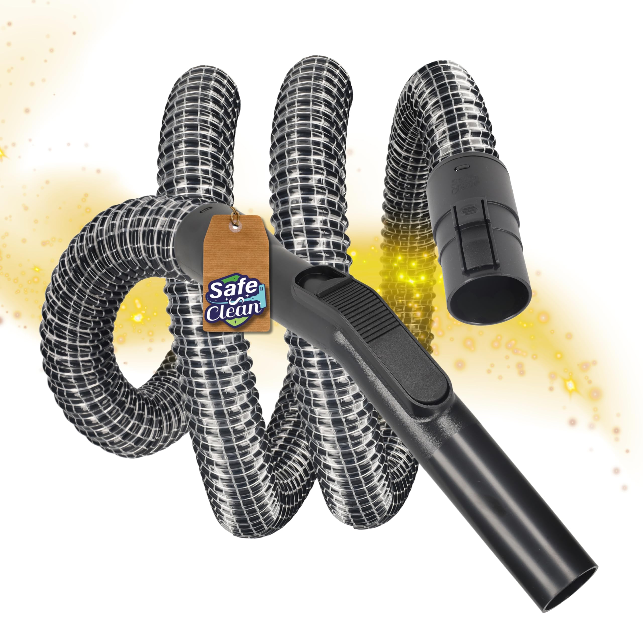 Tuyau d'aspiration de 2 m compatible avec l'aspirateur à cendres Kärcher AD2 AD3 AD4, tuyau en spirale résistant à la chaleur, alternative à l'original 4.440-046.3