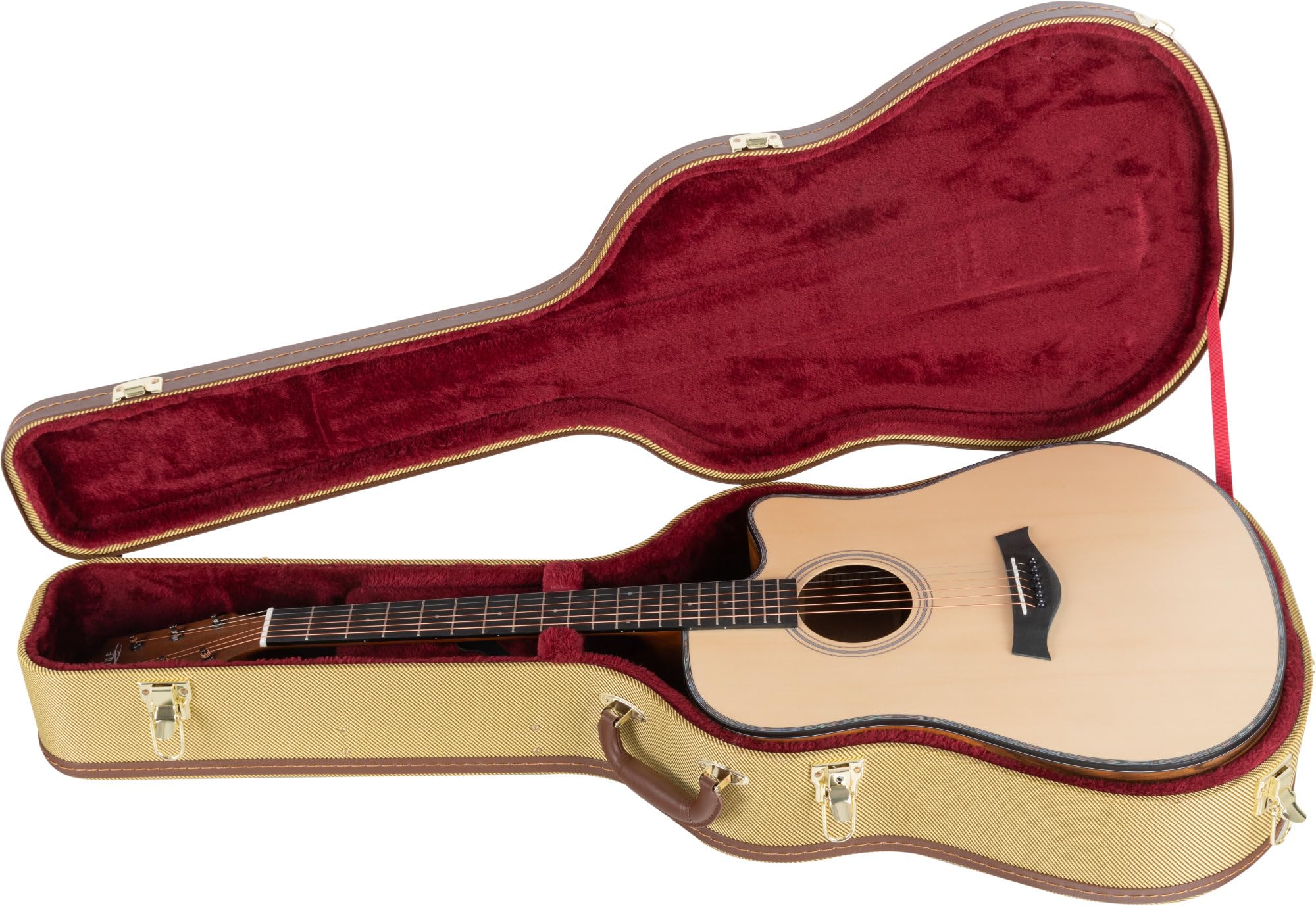 Shaman Chitarra Western Custodia Hardcase Tweed - Custodia rigida robusta per chitarre dreadnought in elegante look retrò