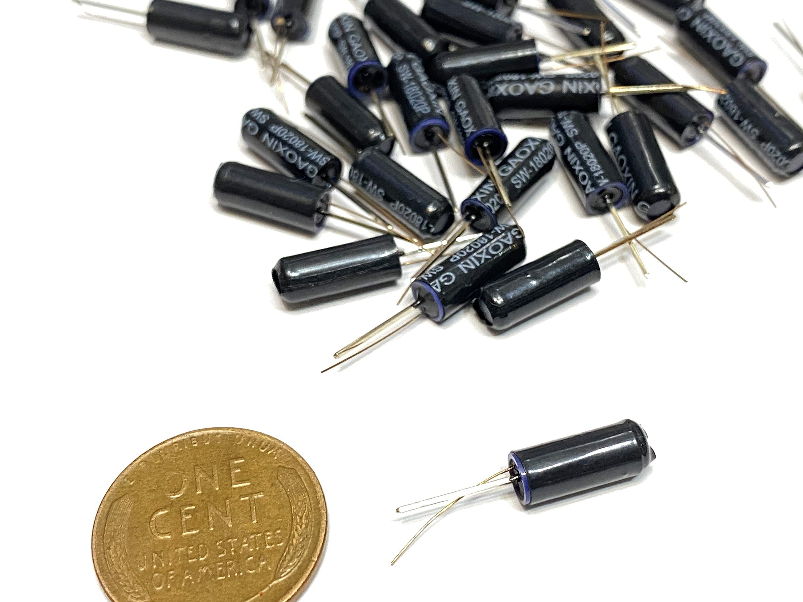 20 Pieces SW-18020P High Sensitivity Vibration Switch Sensor Non-Directional B1