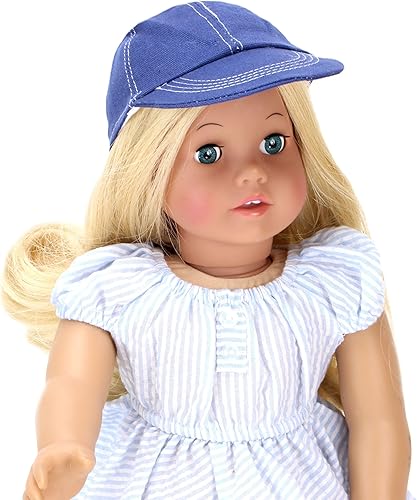 Miniatura 2 de 18inch Boy Doll Hat by Sophia 's  Gorra de béisbol azul para muñecas
