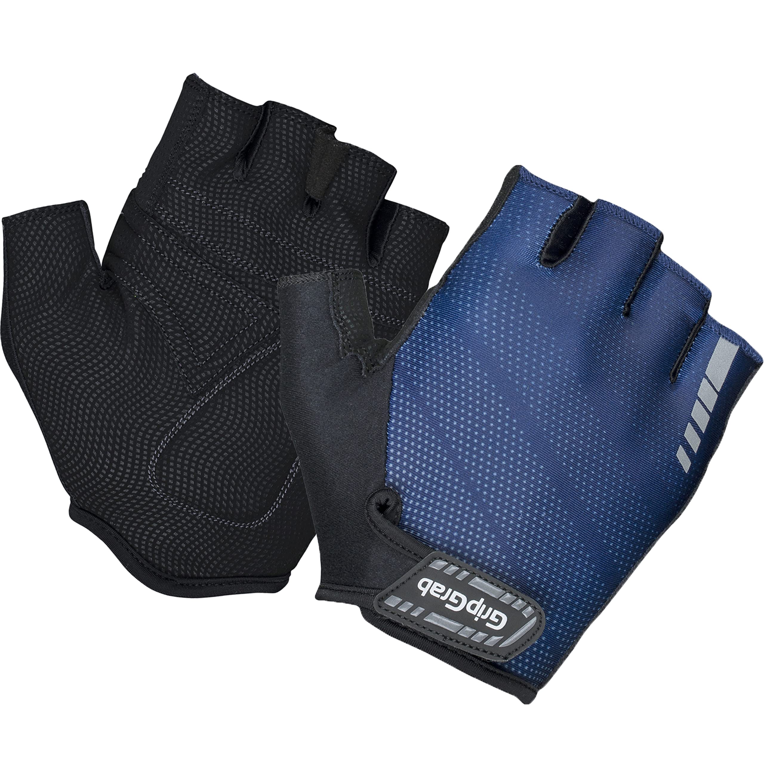 GripGrab Rouleur Padded Short Finger Summer Cycling Gloves Comfortable Half Finger Fingerless Cushioned Bicycle Glove
