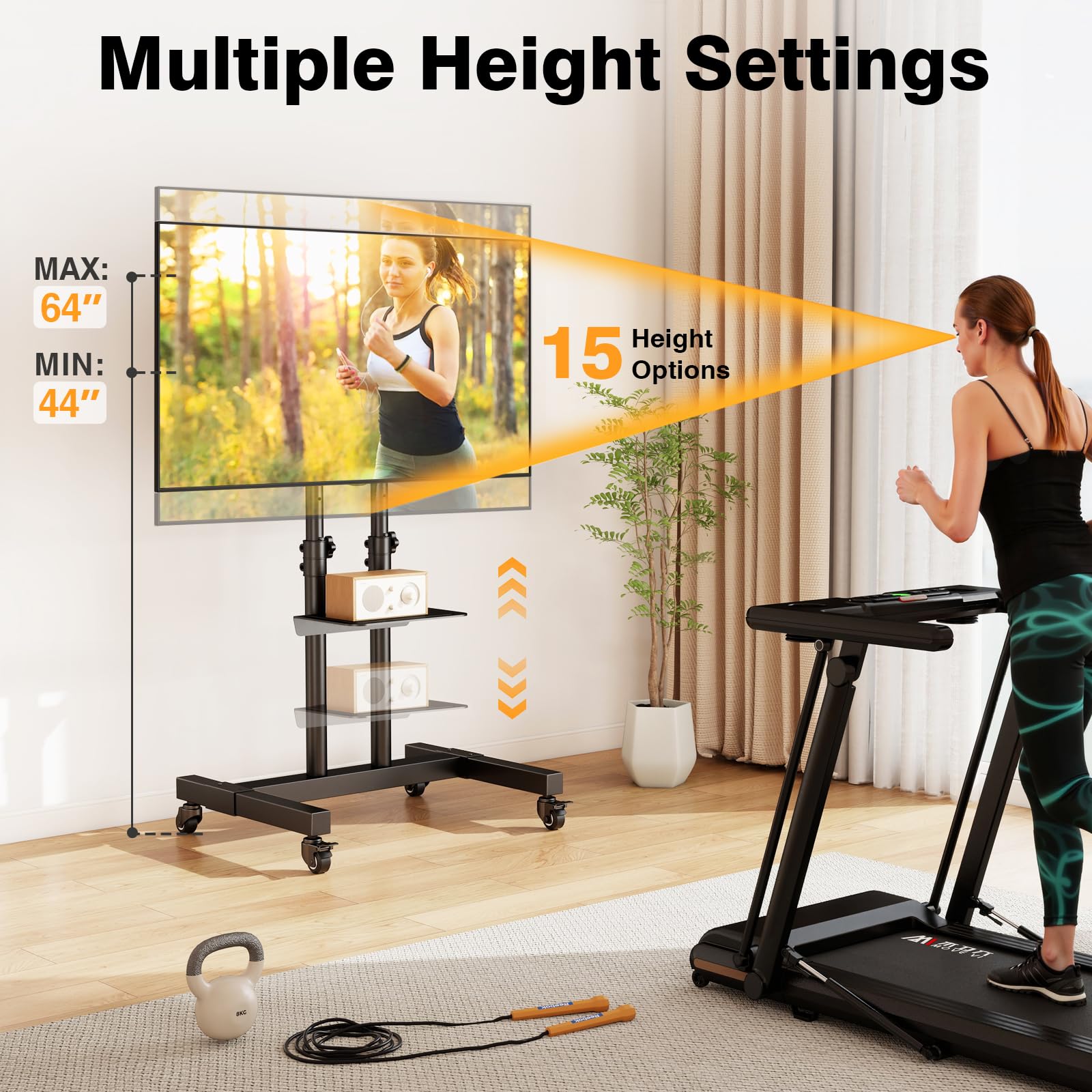 TV Stantino Trolley Adattabile 32-70 PolliciWhatsApp🔗 - Dettaglio