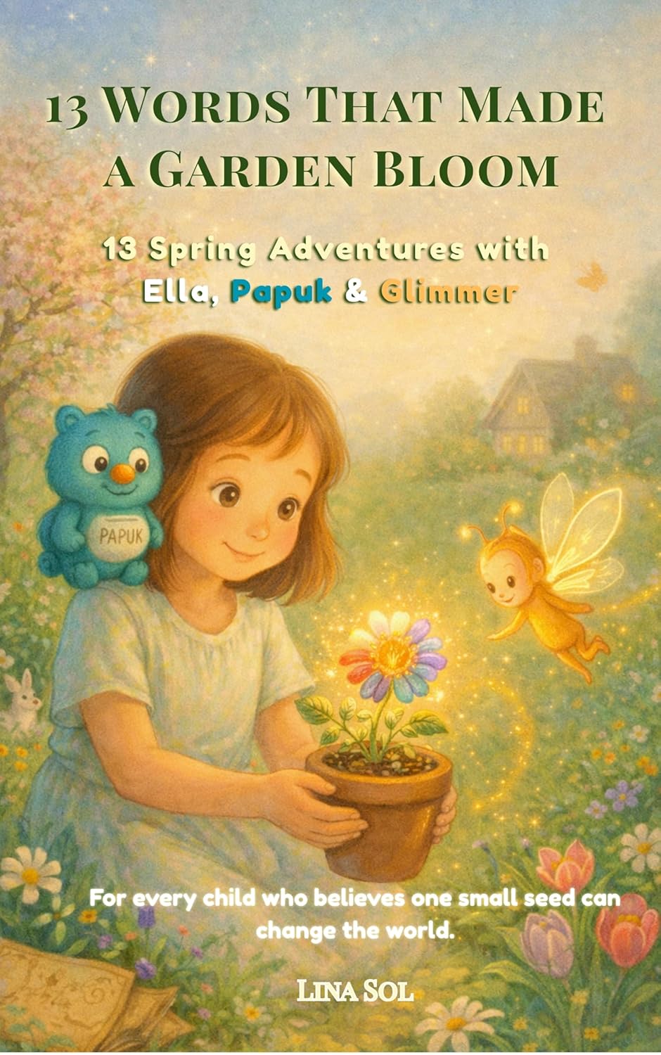 13 Words That Made a Garden Bloom: 13 Spring Adventures with Ella, Papuk & Glimmer (The Ella, Papuk & Glimmer Adventures Book 2)      Kindle Edition