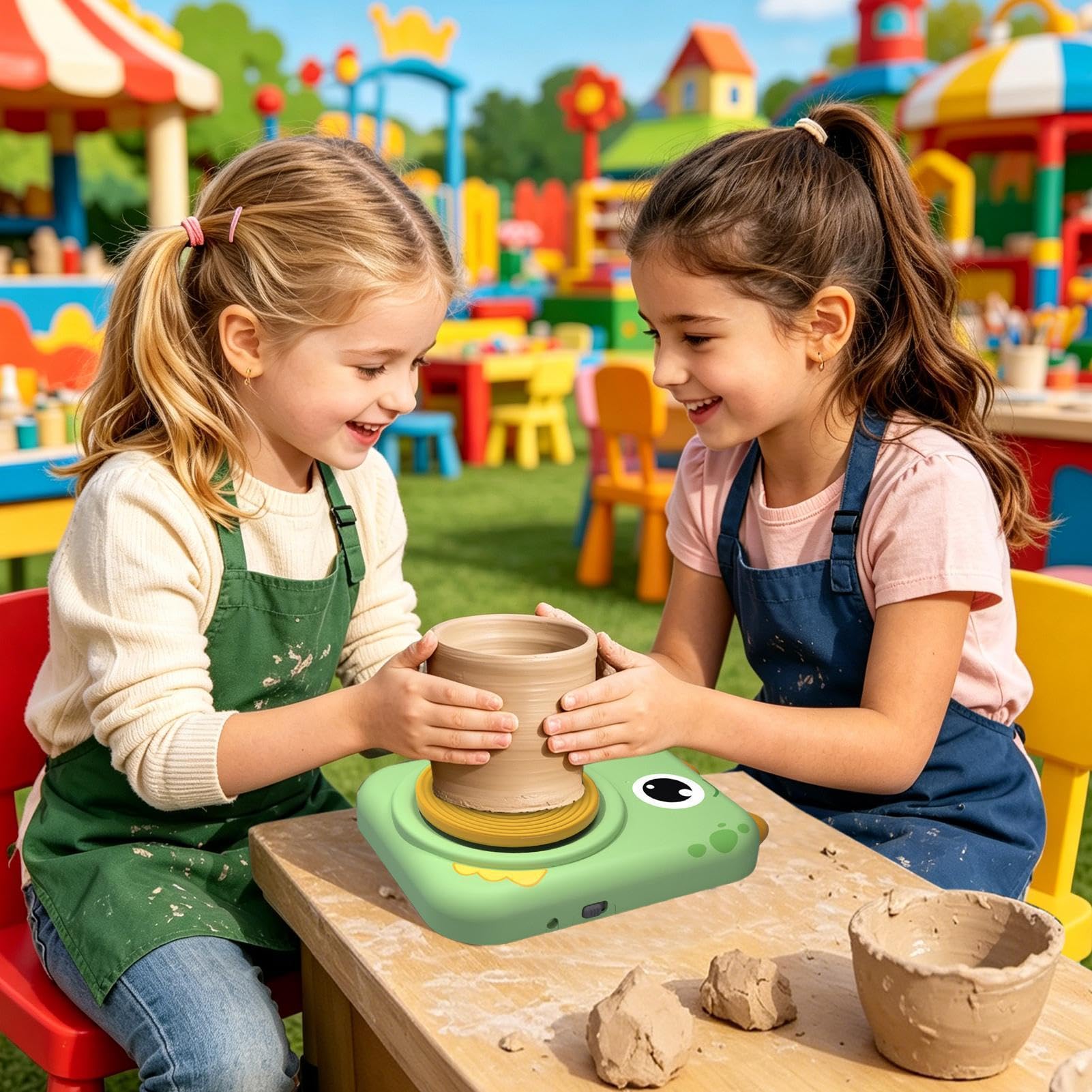 Töpferei-Kit für Kreativset für Kunstprojekte | Töpferei Set Für Kinder, sowie Mädchen, Geburtstag, Party, Kunstunterricht und Beschäftigung, Schule sowie Klassenzimmer und