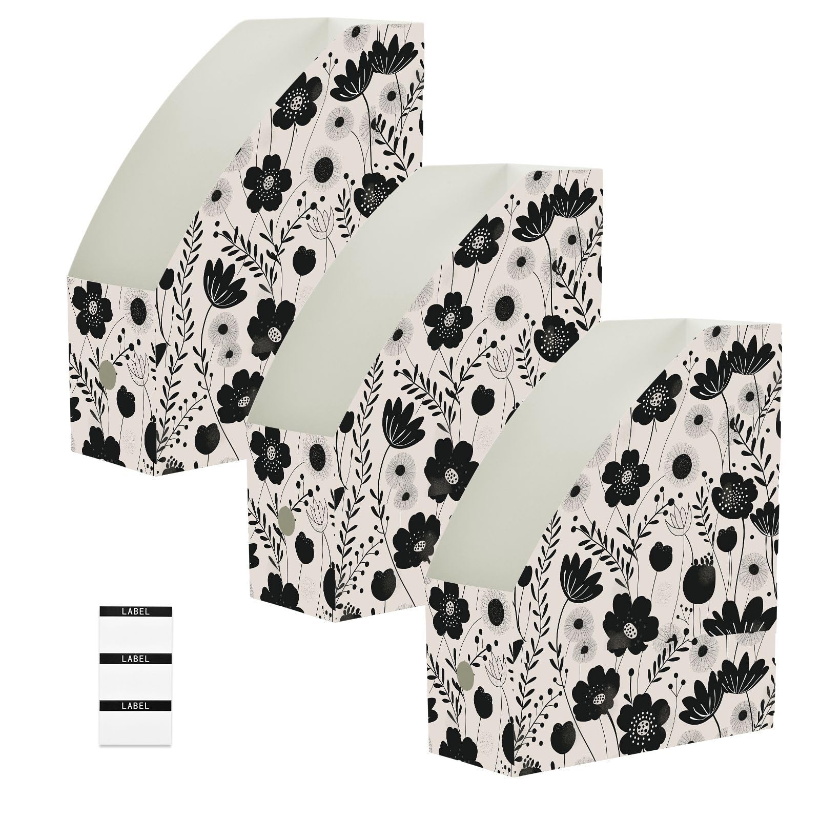 Chemises de rangement pliables à fleurs pour trier vos papiers