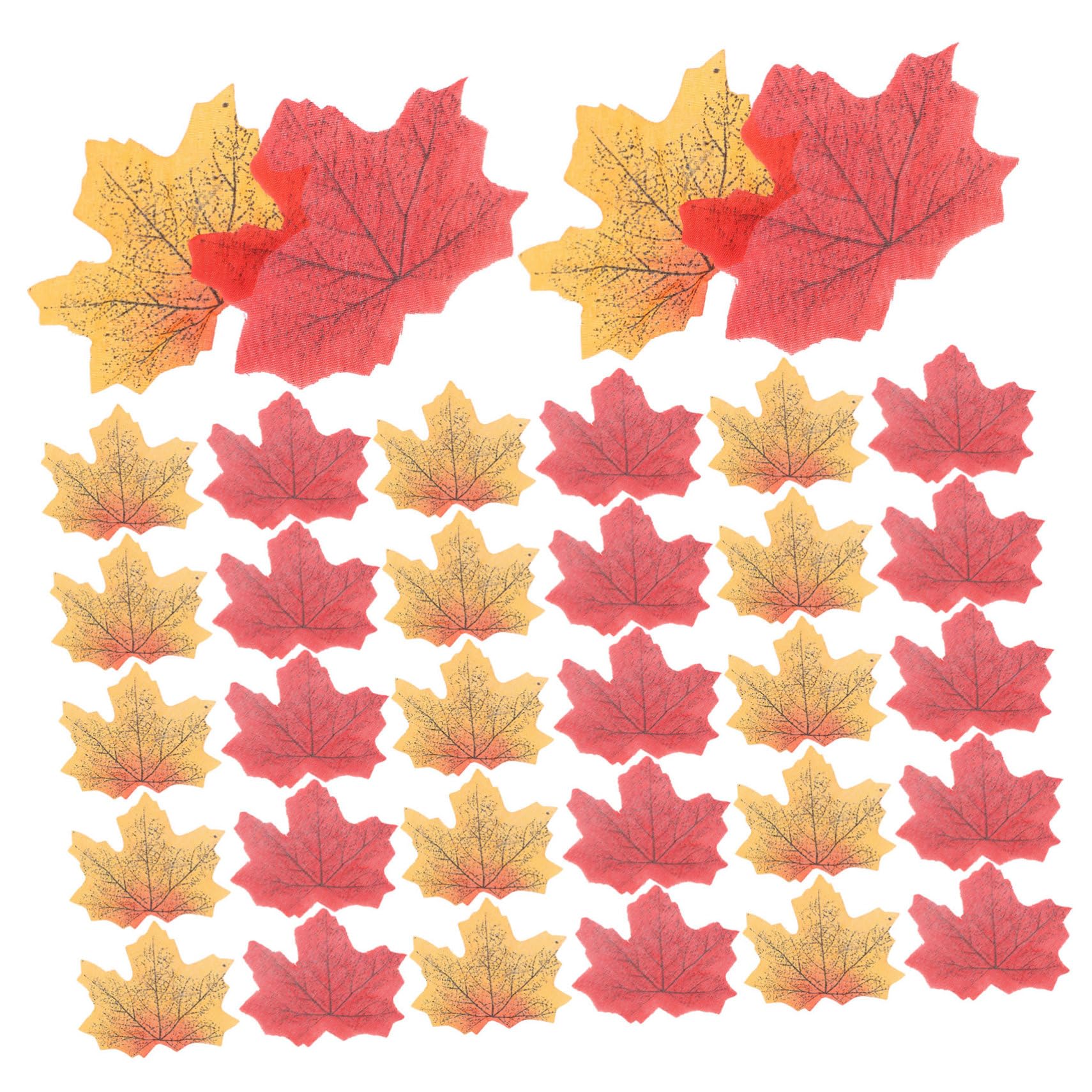 PRETYZOOM 3 Set Foglie Di Acero Matrimonio A Tema Autunnale Foglie Autunnali Ghirlanda Di Foglie Di Acero Artificiale Foglia Di Ringraziamento Autunno Assortito Panno Di Seta 500 Pezzi*3
