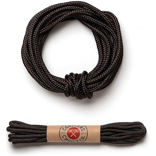 Cobbler's Choice Co. Kevlar Blend Boot Laces - For Work, Hiking, and Casual Boots, Durable, Heavy Duty and Weather Resistant