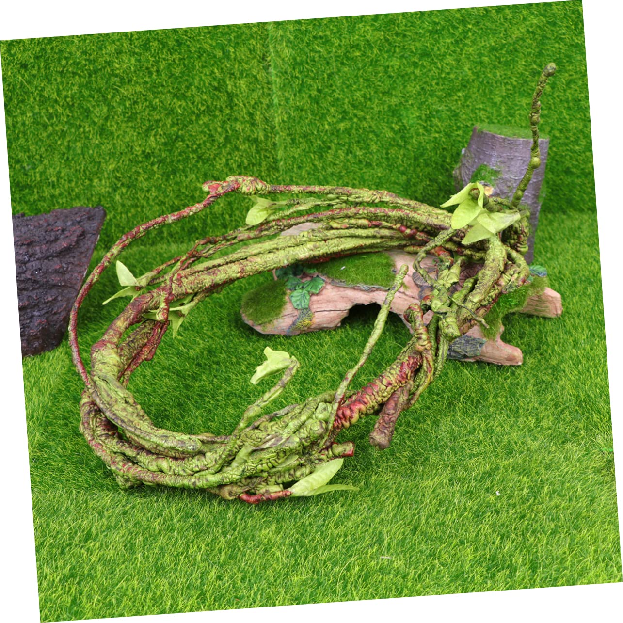 DOITOOL 3piezas Artificial De Rattan para Reptiles Simulación De Paisaje para Terrarios y