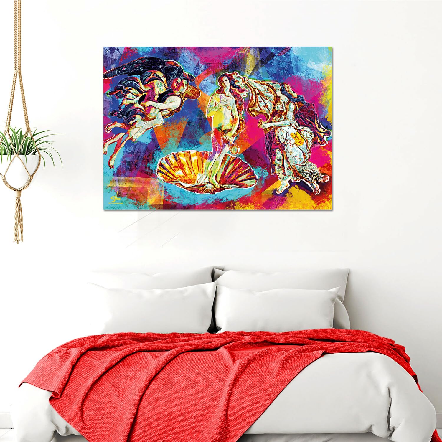 31 - La Gran Ola Dorada - Cuadro - Vidrio Acrílico - 50x70