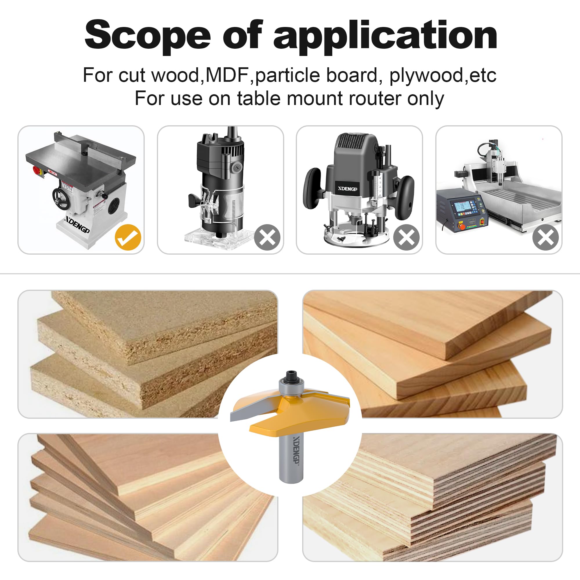 Raised Panel Router Bits - Cabinet Door Making -5