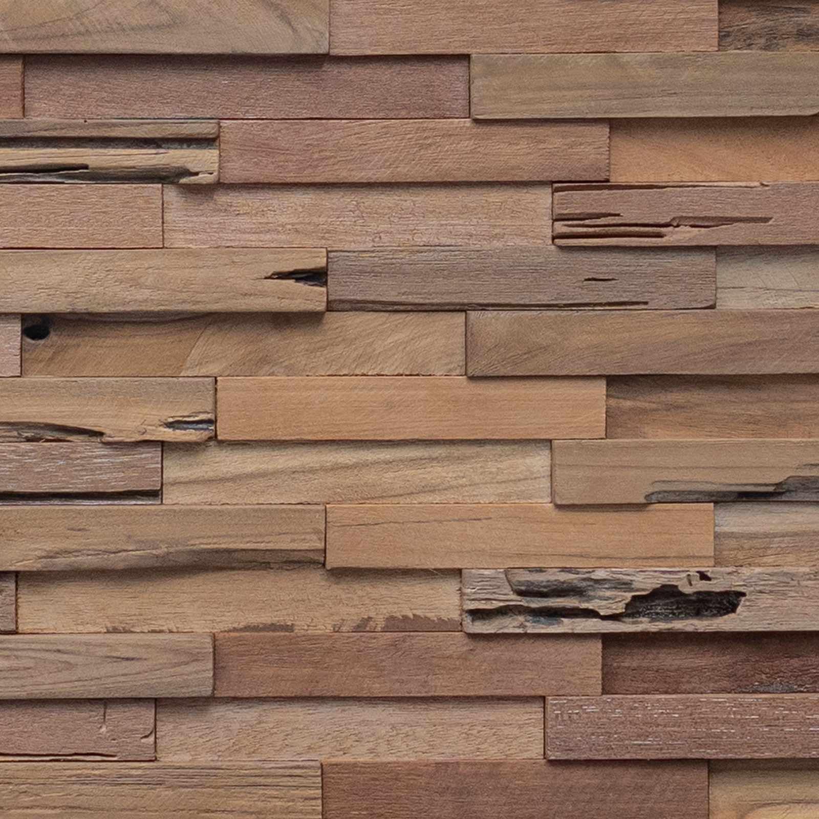 vidaXL Cabecero de Cama Natural Madera de Teca Maciza