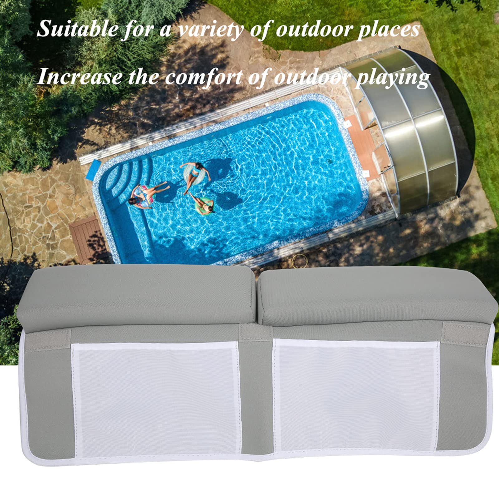 Tapis Pliable, Genouillère en Néoprène | Coussin de Couchage Pliable pour Piscine extérieure, Coussin De Genou De Baignoire, Repose-genoux pour salle de bain