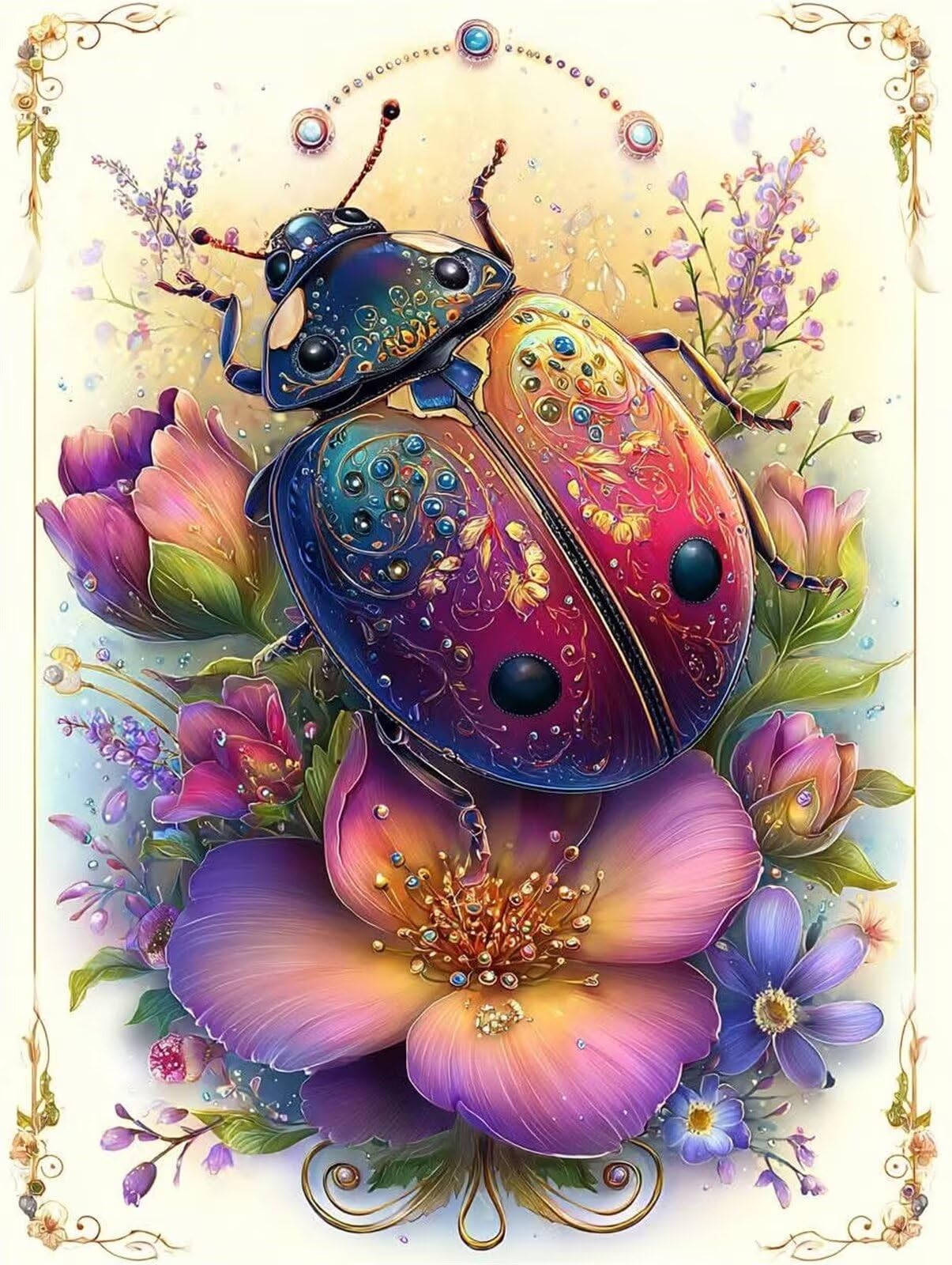 Puzzle 2000 Pezzi per Adulti Insetti Fiori, Hobby Rilassante Senza Schermi, Idea Regalo di Classe per Lei o Lui (100x70 cm)