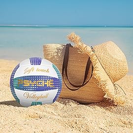 Wisdom Leaves Volleyballs,Soft Volleyball Ball for Indoor Outdoor Beach Park Games Play and Training (Official Size 5)