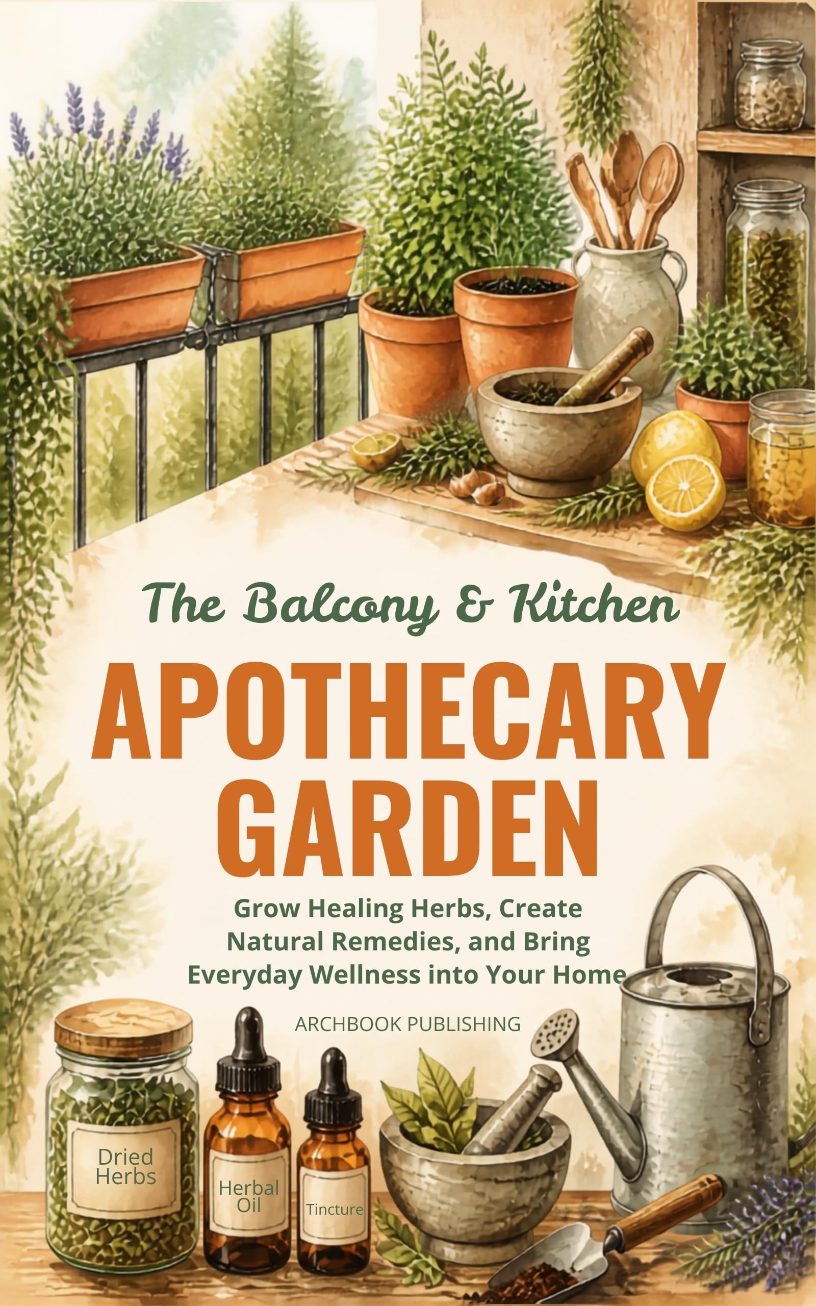 The Balcony & Kitchen Apothecary Garden: Grow Healing Herbs, Create Natural Remedies, and Bring Everyday Wellness into Your Home