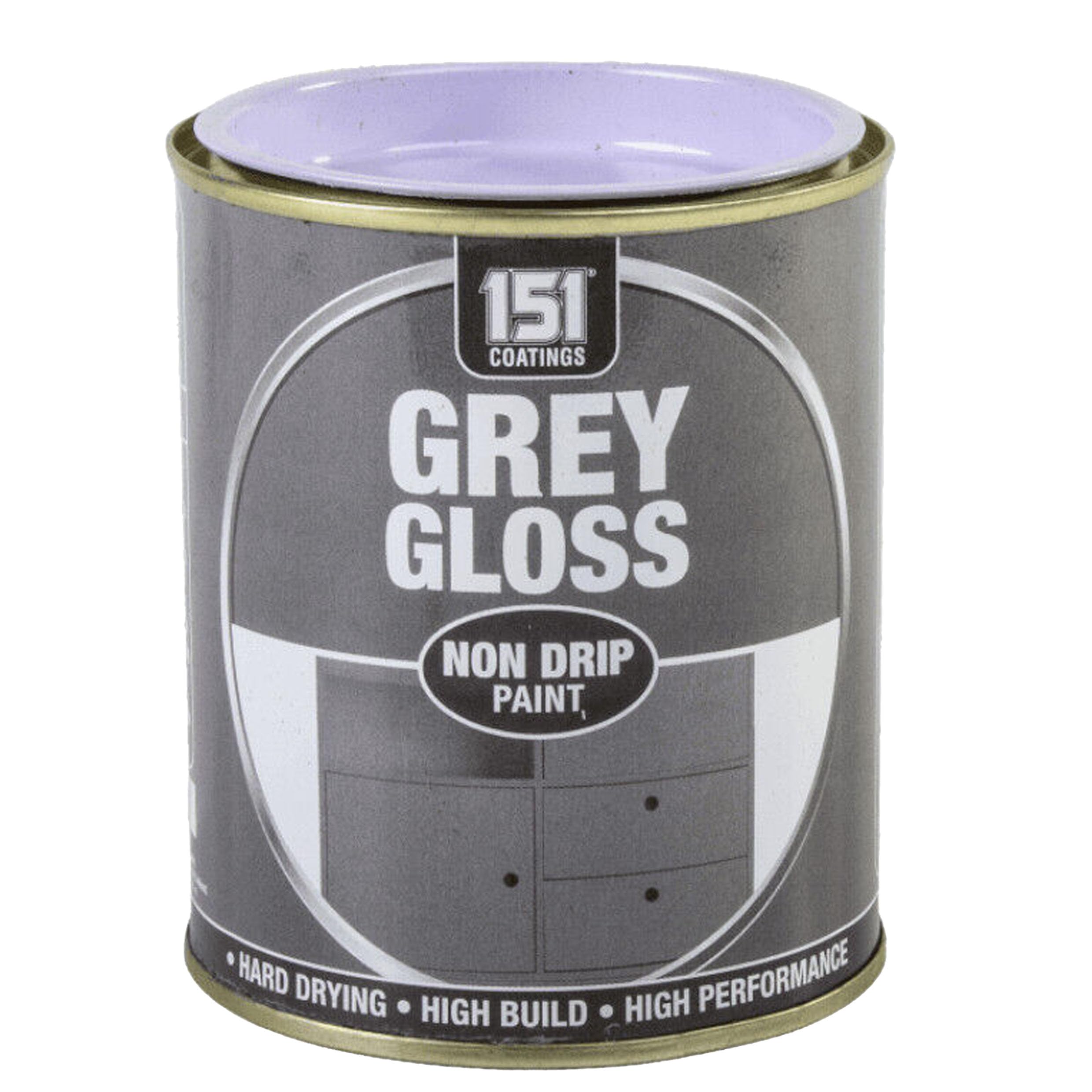 SuperGift.com 300ml Non-Drip Grey Gloss Paint – High-Performance, Hard-Drying Finish for Interior & Exterior Surfaces, No-Mess Application