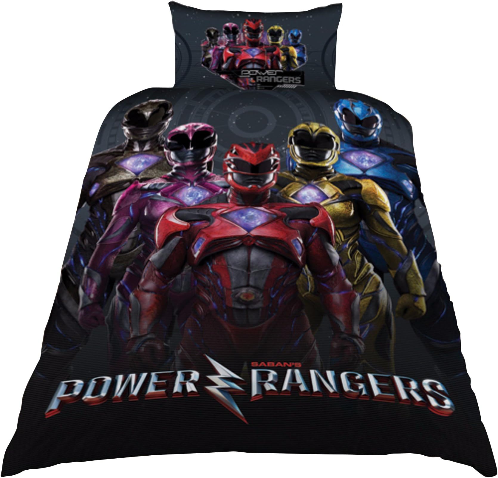 Power Rangers Movie single Duvet Set, multicolour