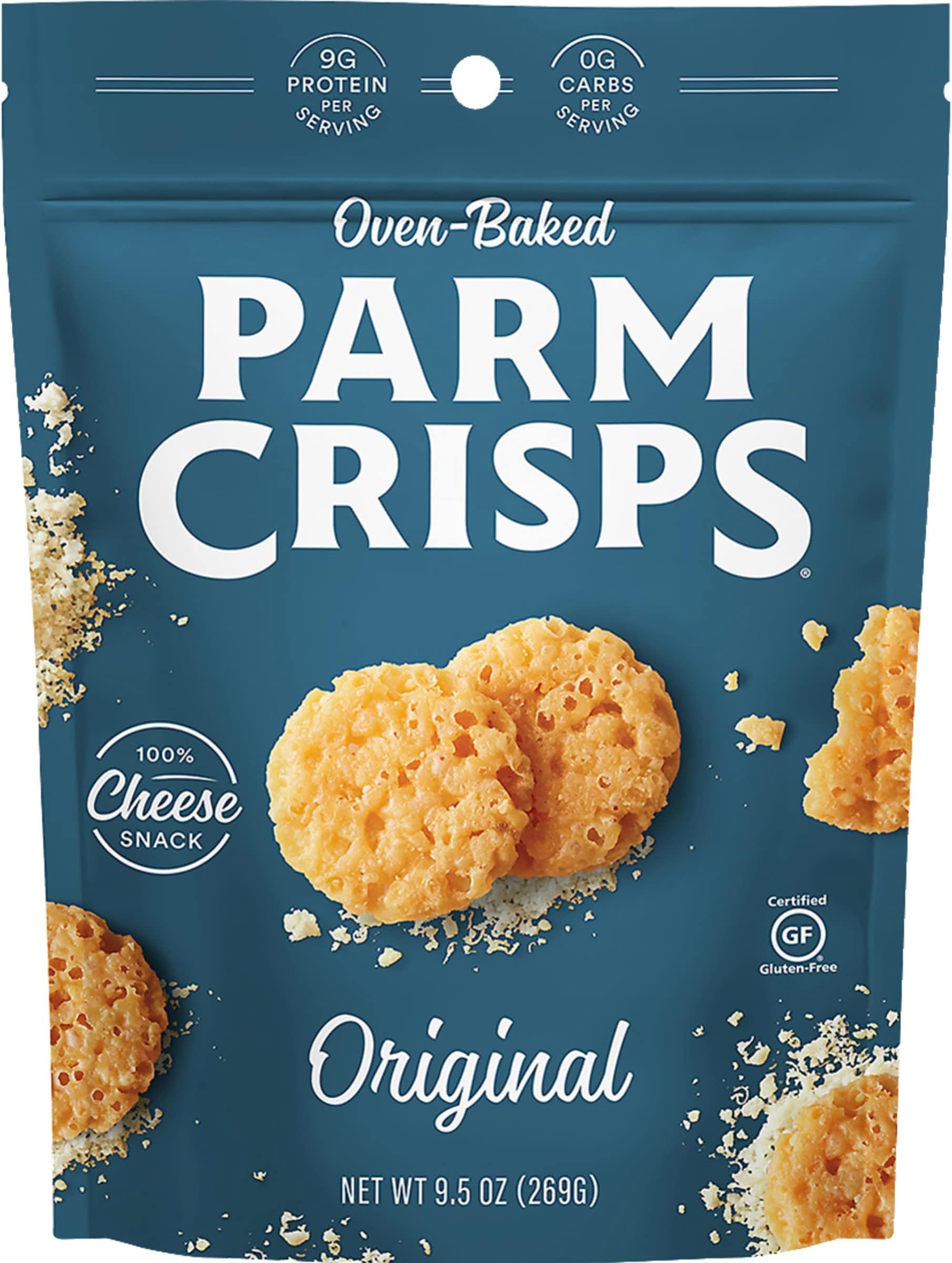 Parmcrisps Oven-Baked Original Cheese Snack, 9.5 oz