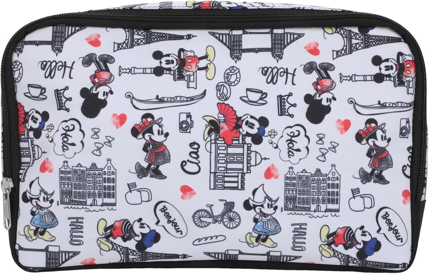 Mickey Mouse Mickey & Minnie In Paris 3-Pack Packing Cubes With Hang Tag