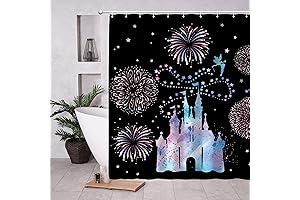 Bath Curtain Enchanted Place for Little Dreamers