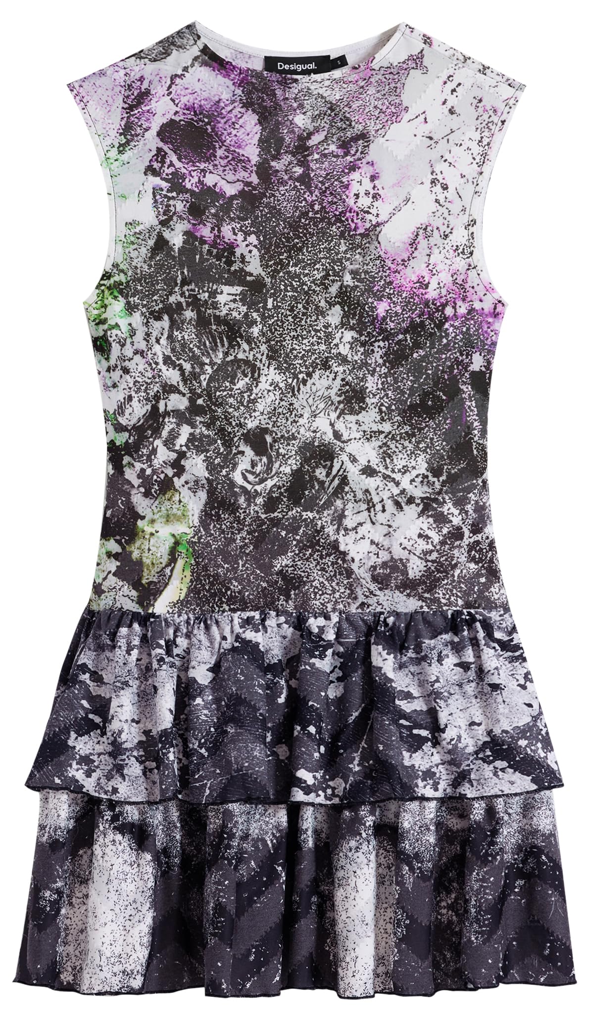 Desigual Sukienka casualowa Kobiety Vest_grey_lacroix
