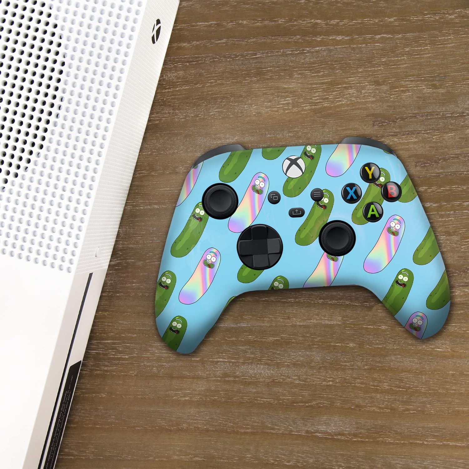Customised Wireless Controller by BCB. Original X-box Controller Compatible with X-box One/Series X & S Console. Customized with Water Transfer Printing (Not a Skin)