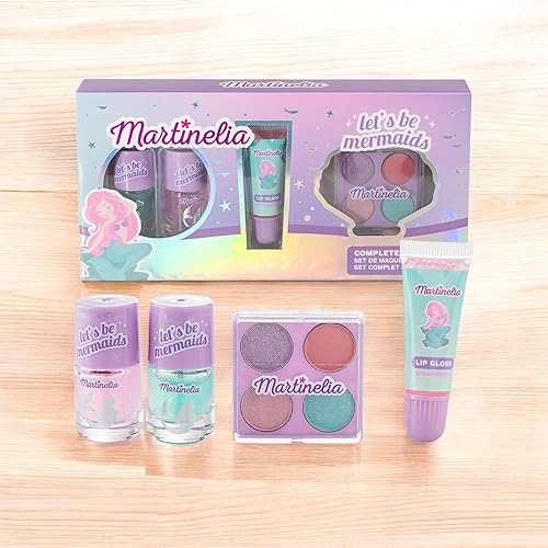 Miniatura 6 de Martinelia Let's Be Mermaids - Juego completo de maquillaje para niñas de 4 a 8 años, no tóxico, lavable, juego de simulación para niñas pequeñas,
