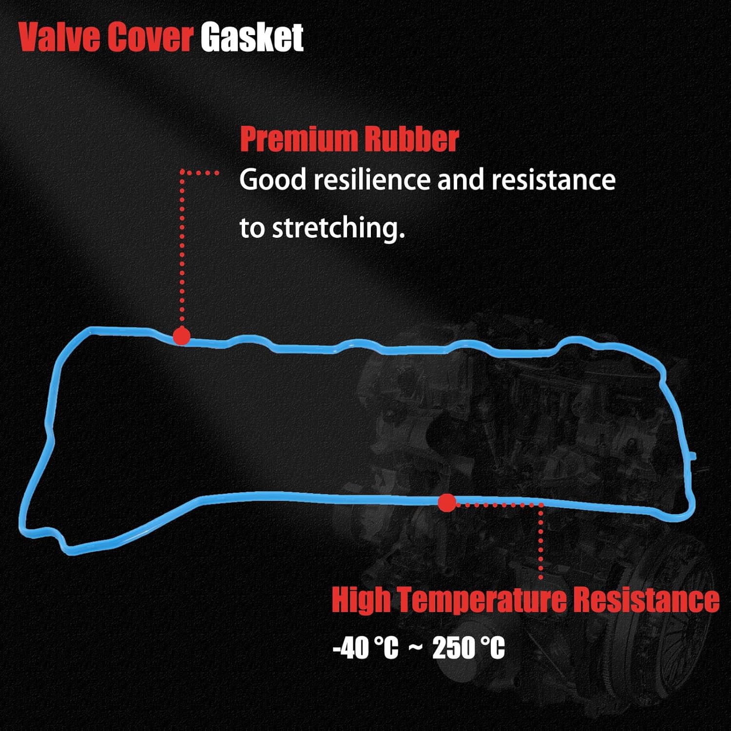 AUCERAMIC Engine Cylinder Head Gasket Set Fit for Toyota Camry 2012-2017, RAV4 2016-2018, Avalon 2013-2018, for Lexus ES300H 2013-2018, Lexus NX300H 2015-2020 2.5L Replace# HS26667PT VS50825R