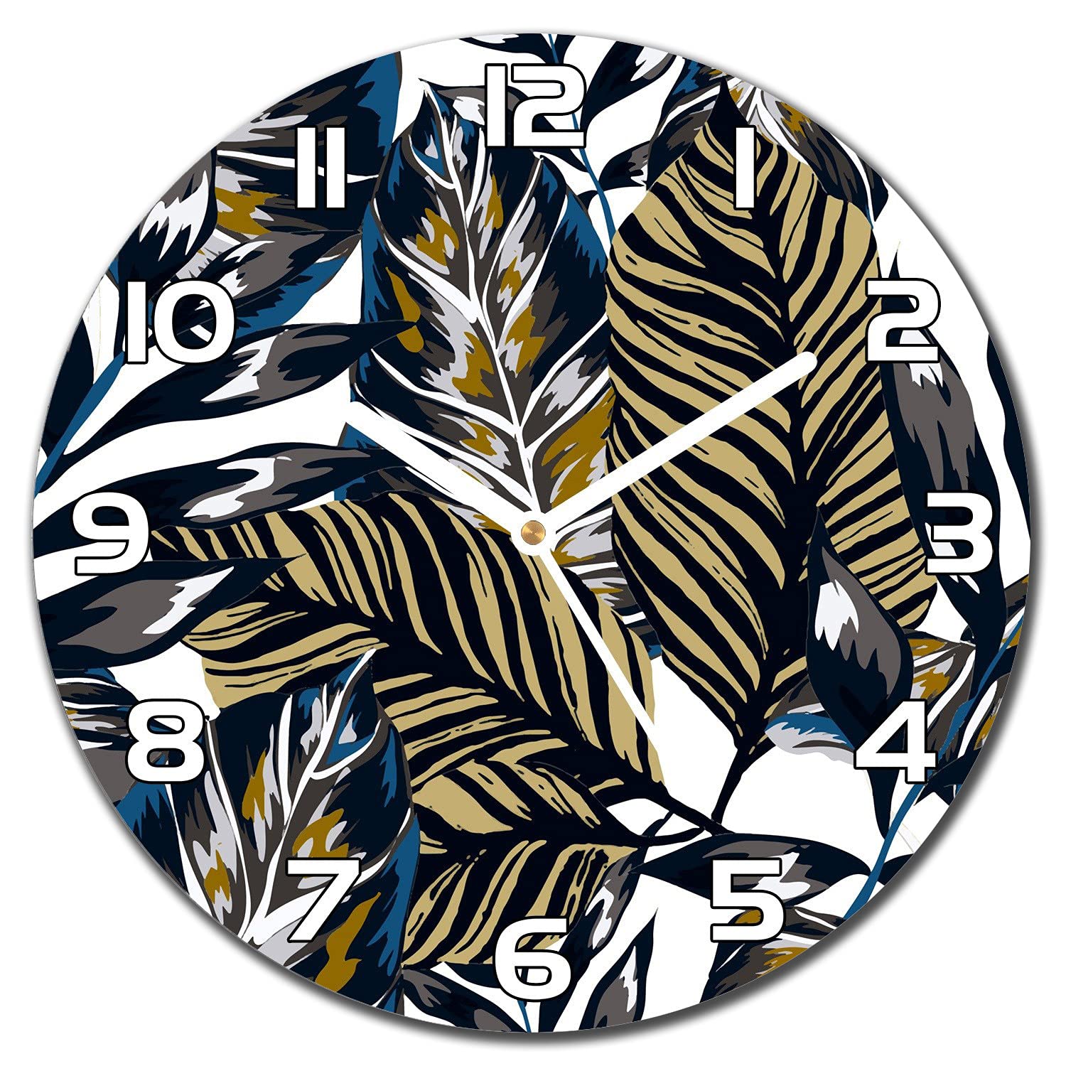 Horloge en Verre 30 cm Goldpalms pour sublimer la décoration murale de votre salon