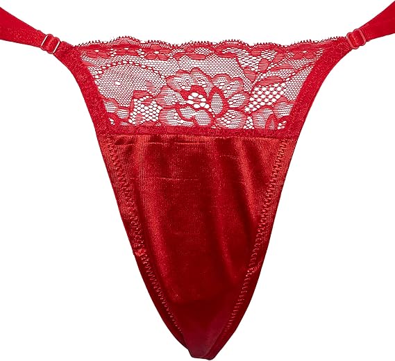 Coquette Women's Bra & G-string Red XL