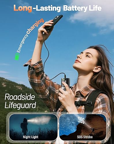 Miniatura 7 de Compresor de aire portátil para inflador de neumáticos, bomba de bicicleta con control de aplicación inteligente, bomba de aire de almacenamiento