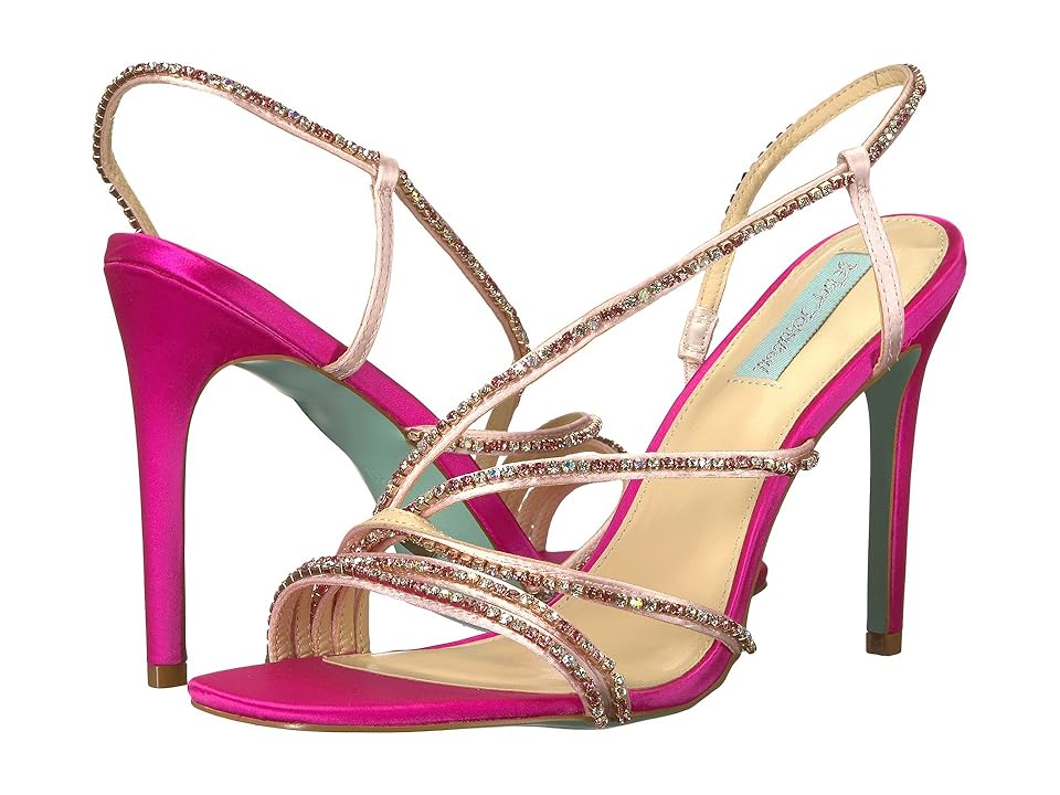 

Blue by Betsey Johnson Aces (Fuchsia Satin) High Heels, Pink