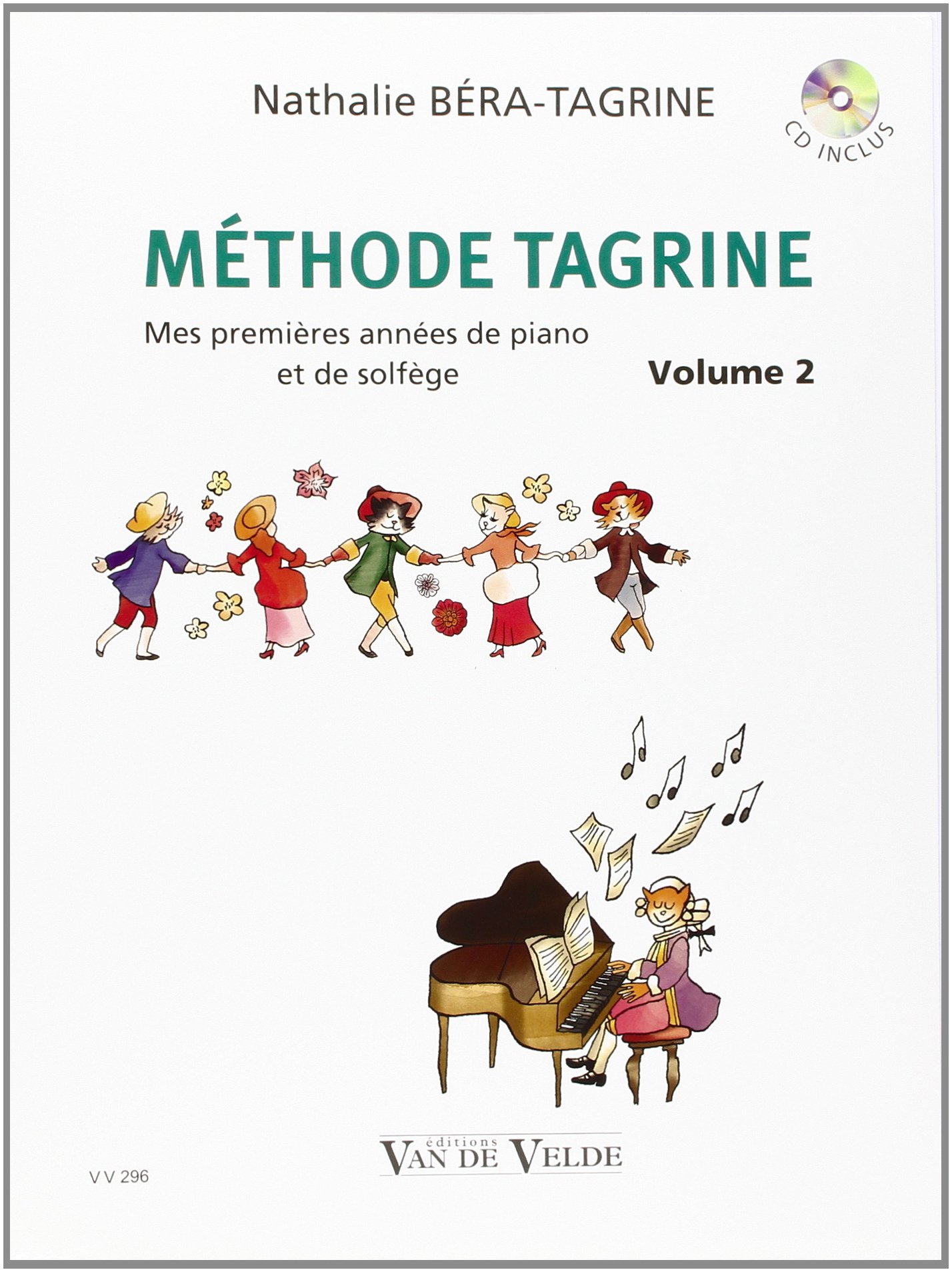Méthode Tagrine Vol.2 piano livre d'apprentissage musical