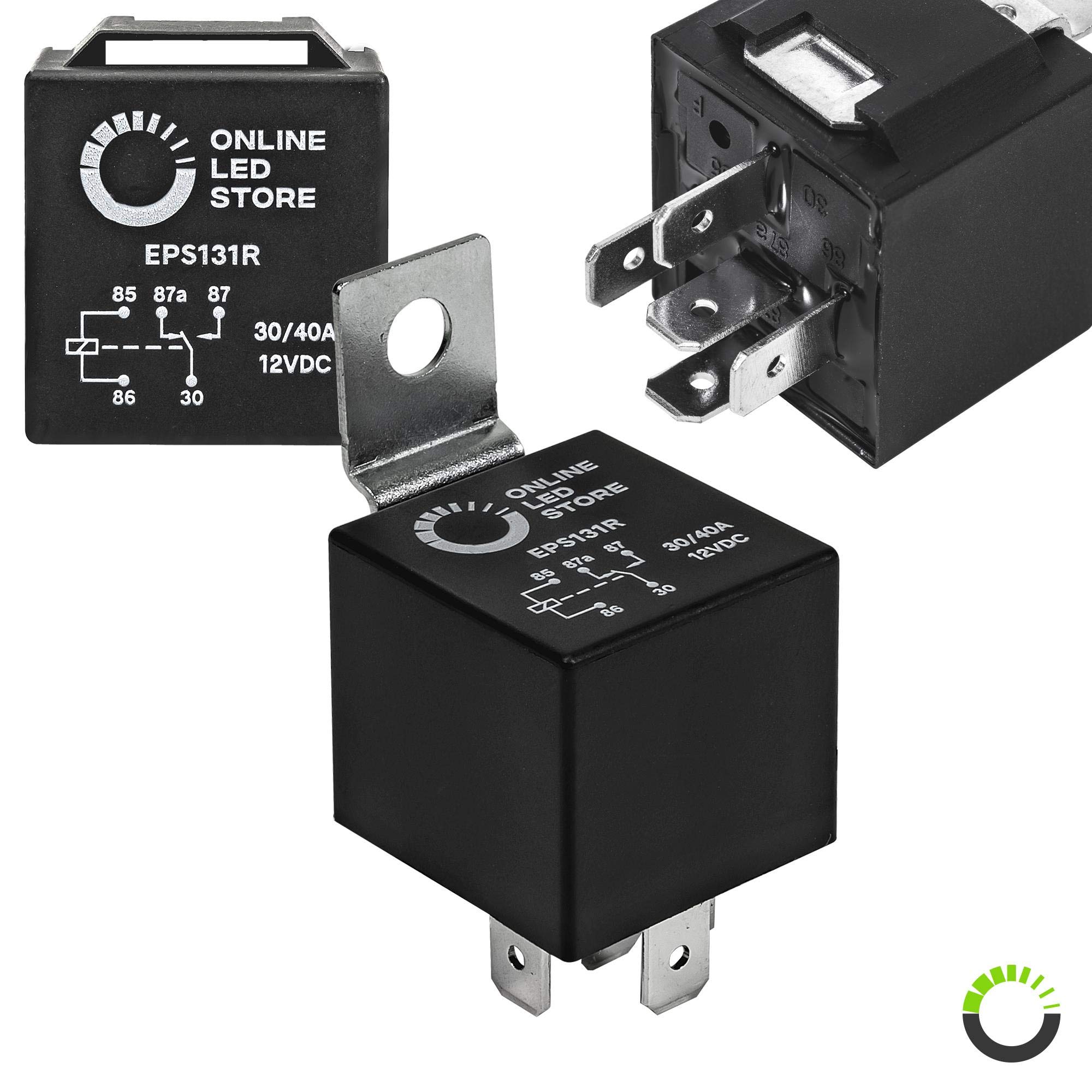 10 Pack Bosch Style 5Pin 12V Relay Switch [SPDT] [30/40 Amp] 12 Volt