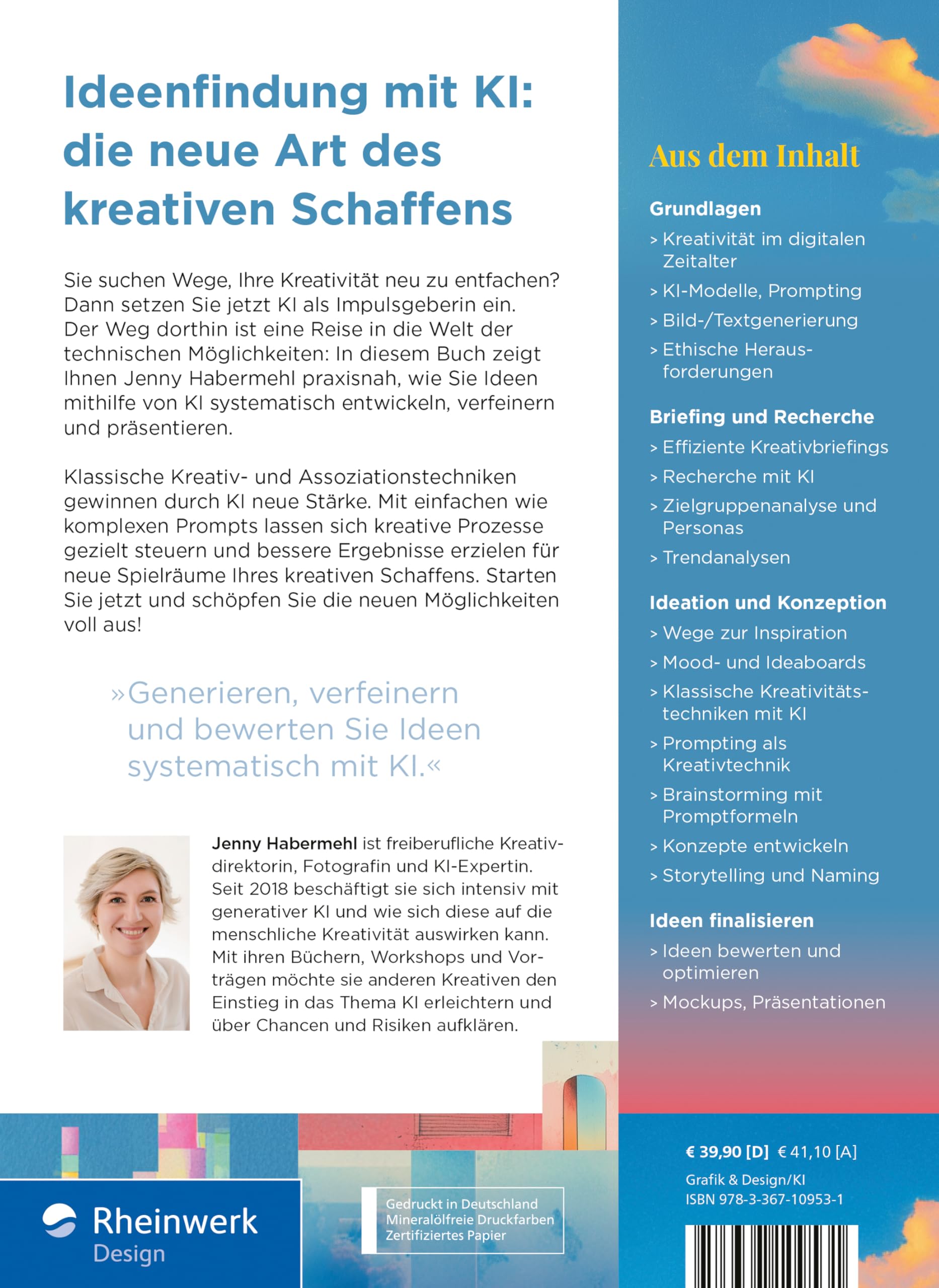 Ideenfindung mit KI: Konzeption, kreative Umsetzung, Präsentation. KI-powered Creativity: die neue Art des kreativen Schaffens
