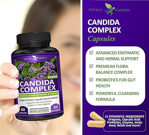 Miniatura 6 de Potent Garden Paquete de bienestar diario - Complejo Candida + verduras orgánicas de superalimentos