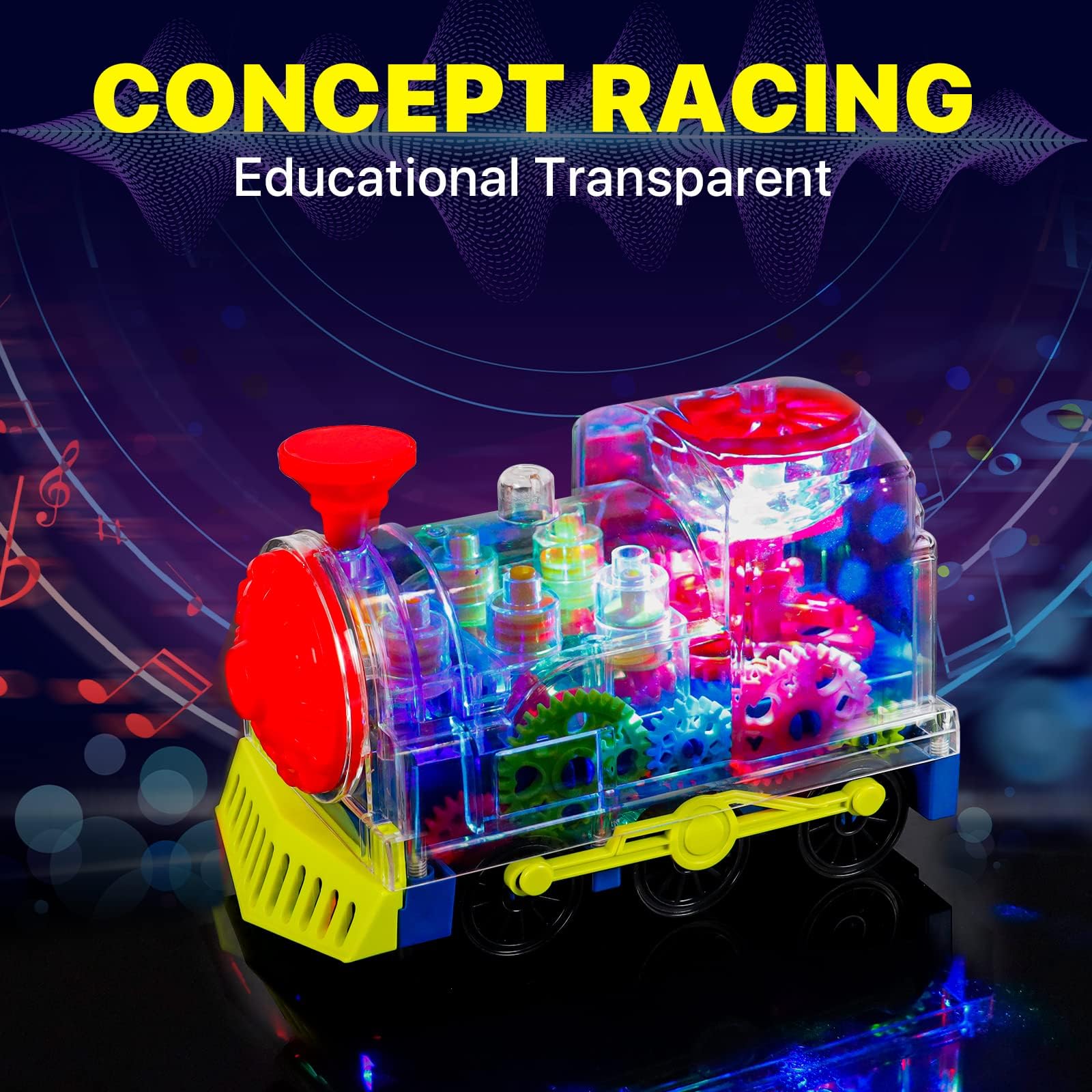 SWTOIPIG Giocattoli di 1-6 Anni, per Bambini da 6 a 12 Mesi, Giocattoli di Apprendimento Musicale Auto Elettriche per Ragazzi Bambini Piccoli